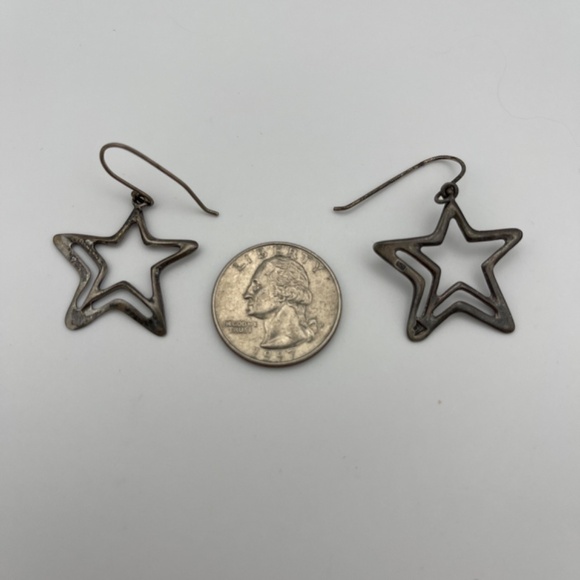 Silpada “Wish Upon A star” 925 Sterling Silver Earrings - Picture 7 of 7